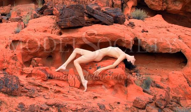 %22On the Rocks%22 Artistic Nude Artwork by Photographer Allen Thompson